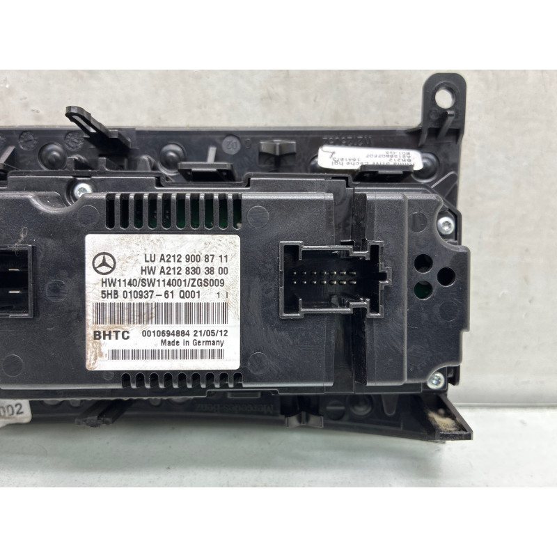 Commande chauffage MERCEDES CLASSE E 212 Photo n°3
