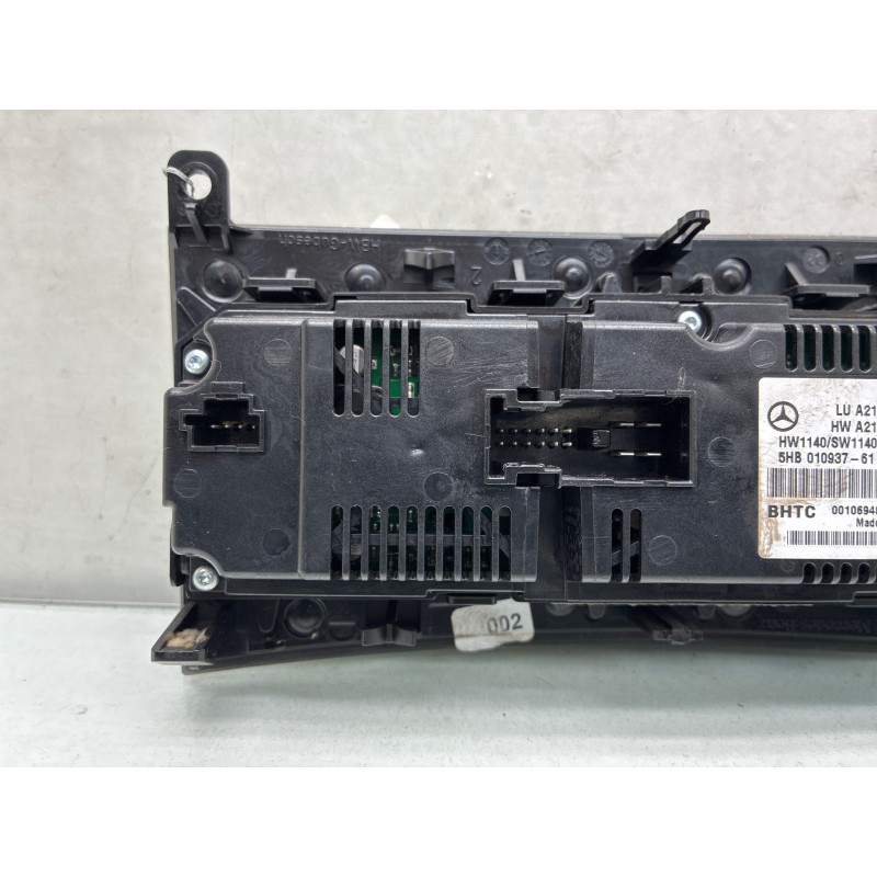 Commande chauffage MERCEDES CLASSE E 212 Photo n°4