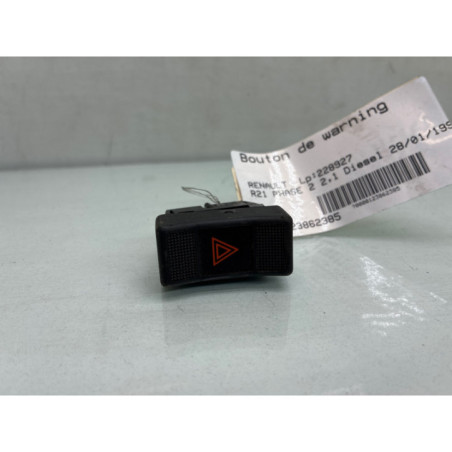 Bouton de warning RENAULT R21 Photo n°1