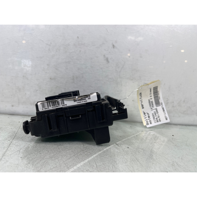 Boitier servitude moteur (BSM) CITROEN BERLINGO 1 Photo n°2
