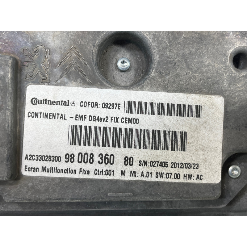 Ecran GPS CITROEN C4 2 Photo n°3