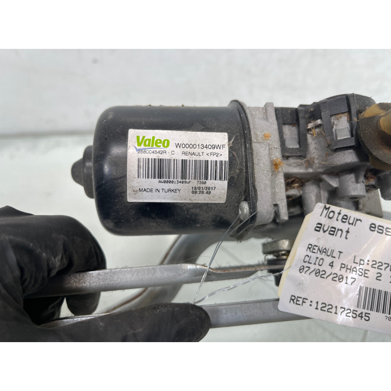 Moteur essuie glace avant RENAULT CLIO 4 Photo n°5