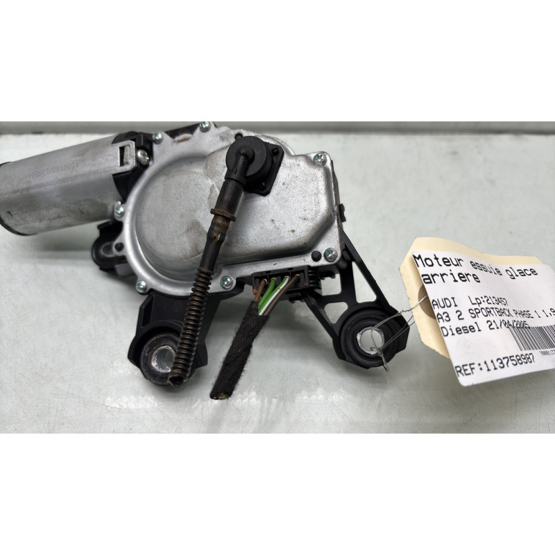 Moteur essuie glace arriere AUDI A3 2 Photo n°3