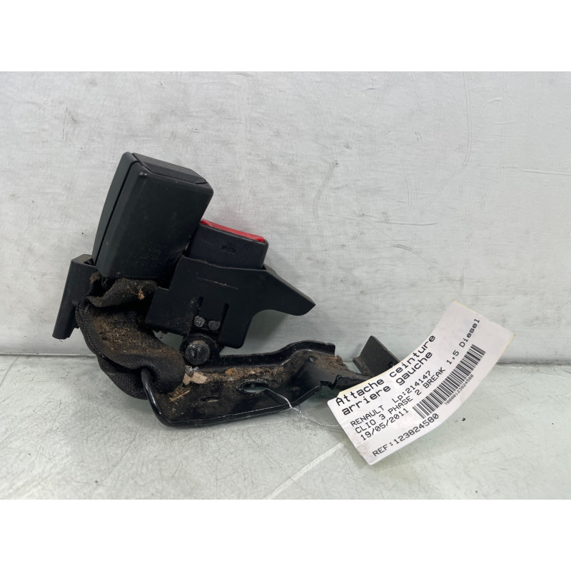Attache ceinture arriere gauche RENAULT CLIO 3 Photo n°2