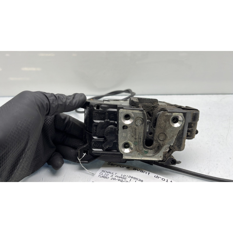 Serrure avant droit RENAULT CLIO 3 Photo n°7