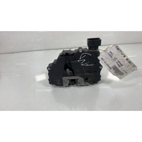 Serrure avant droit OPEL CORSA D Photo n°1