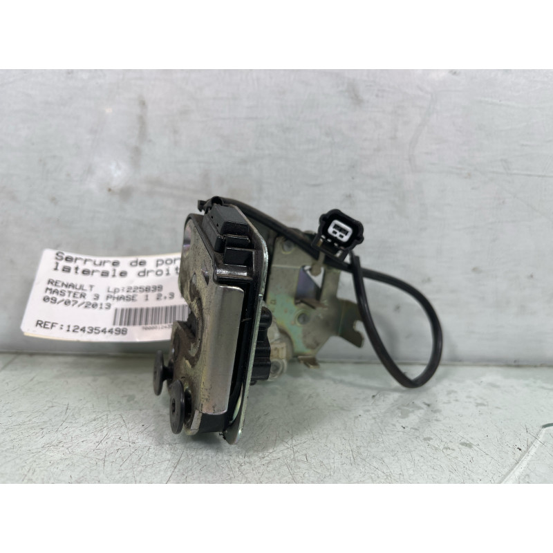 Serrure de porte laterale droite RENAULT MASTER 3 Photo n°3