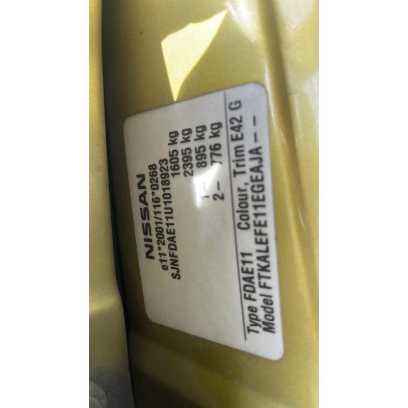 Boite de vitesses NISSAN NOTE 1 Photo n°5