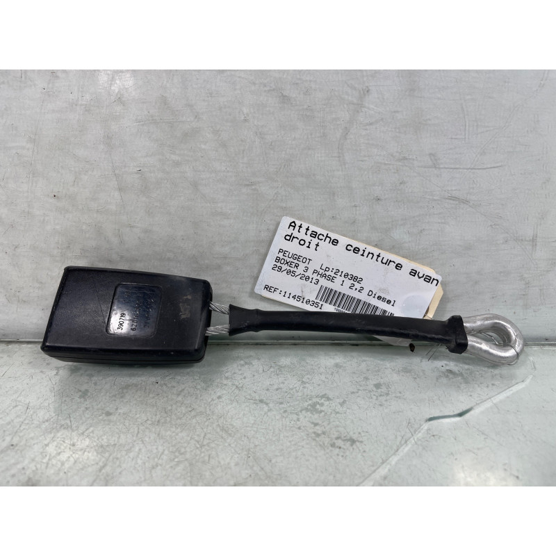 Attache ceinture avant droit PEUGEOT BOXER 3 Photo n°1