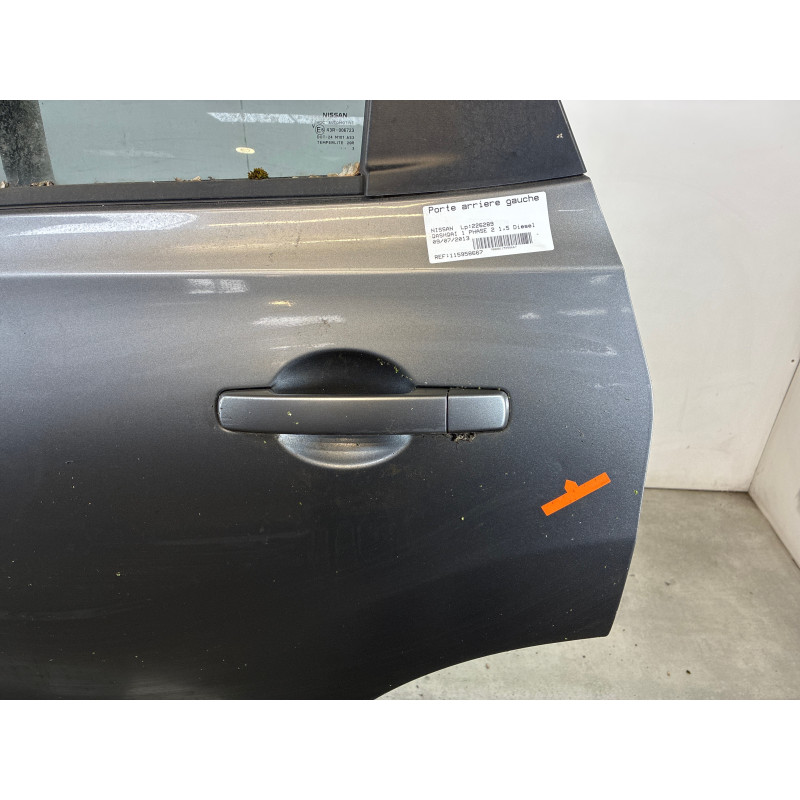 Porte arriere gauche NISSAN QASHQAI 1 Photo n°2