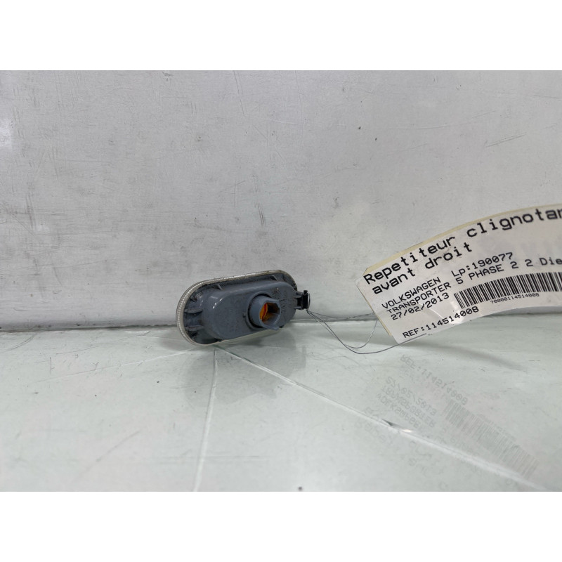 Repetiteur clignotant avant droit  (Feux) VOLKSWAGEN TRANSPORTER 5 Photo n°1
