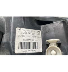 Optique avant principal gauche (feux)(phare) PEUGEOT 407