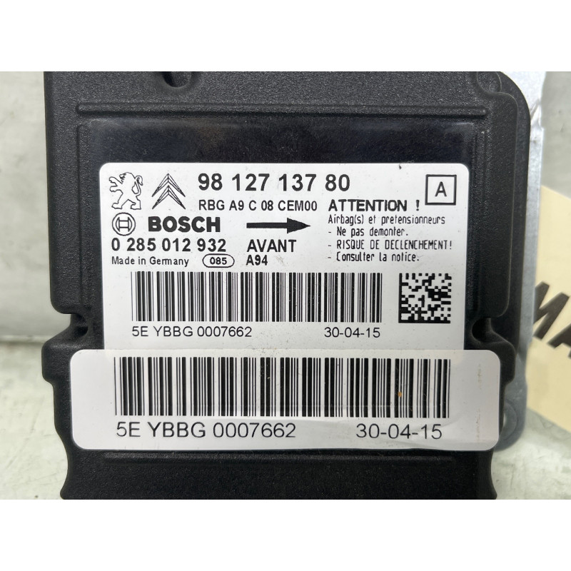 Boitier air bag PEUGEOT 2008 1 Photo n°4