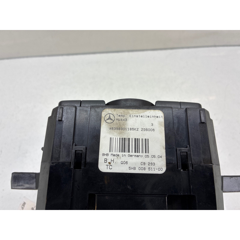 Commande chauffage MERCEDES VITO 639 Photo n°6