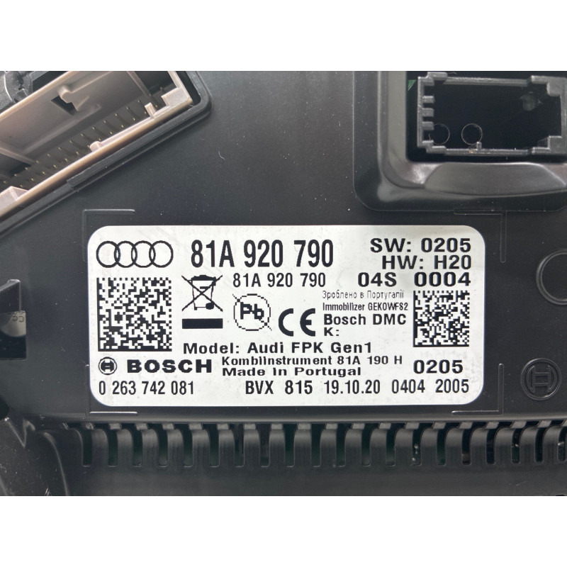 Compteur AUDI Q2 Photo n°3