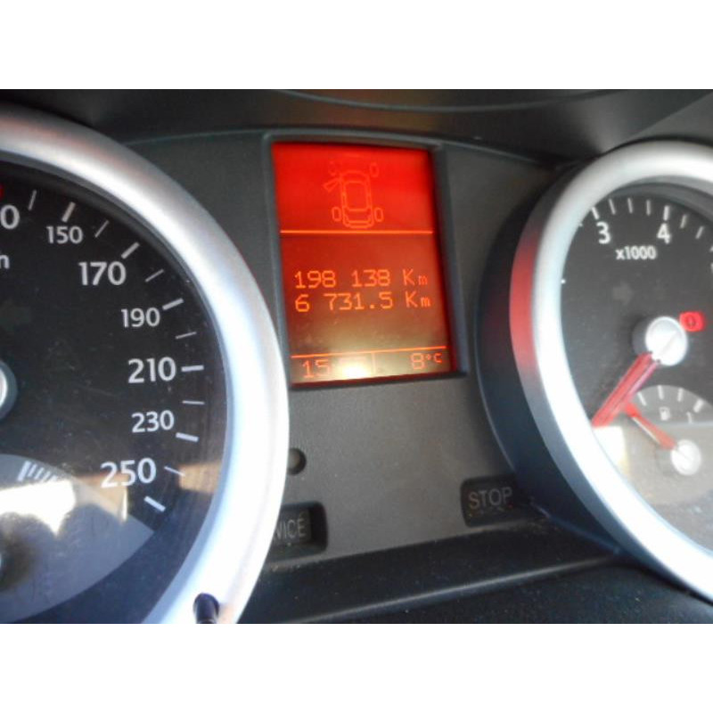 Bouton de warning RENAULT MEGANE 2 Photo n°11