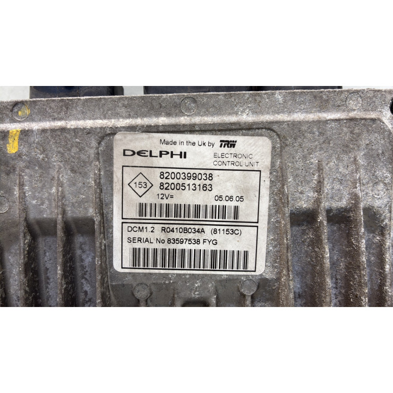 Calculateur moteur RENAULT MODUS Photo n°2
