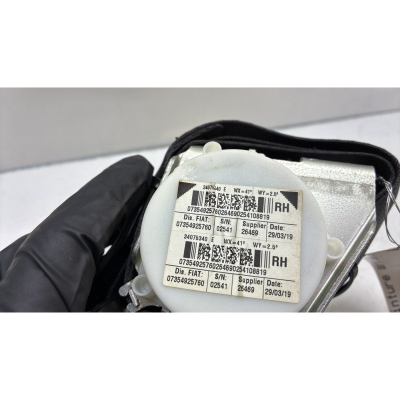 Ceinture arriere droit FIAT 500 2 Photo n°2