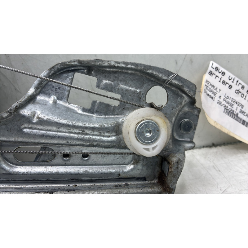 Leve vitre electrique arriere droit RENAULT MEGANE 4 Photo n°7