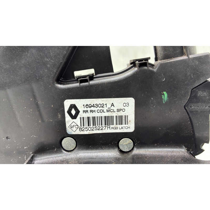 Serrure arriere droit RENAULT MEGANE 4 Photo n°3