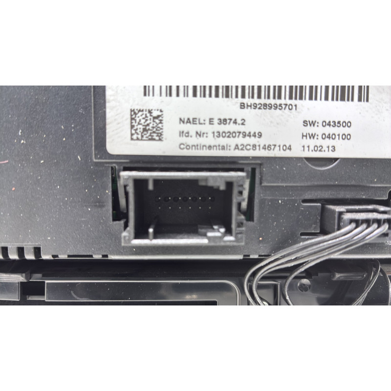 Commande chauffage BMW X3 F25 Photo n°4