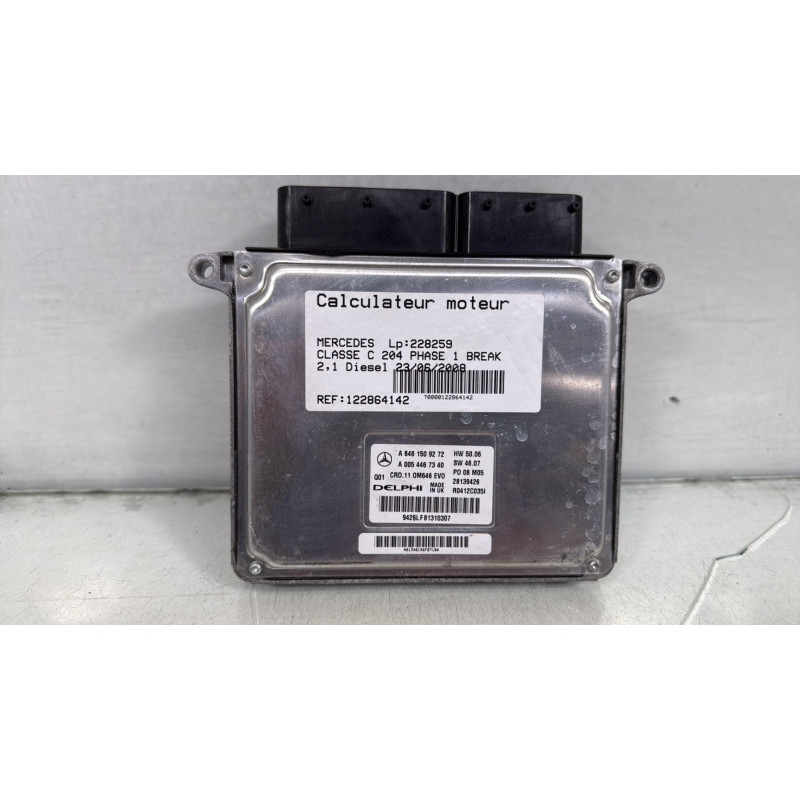 Calculateur moteur MERCEDES CLASSE C 204 Photo n°1