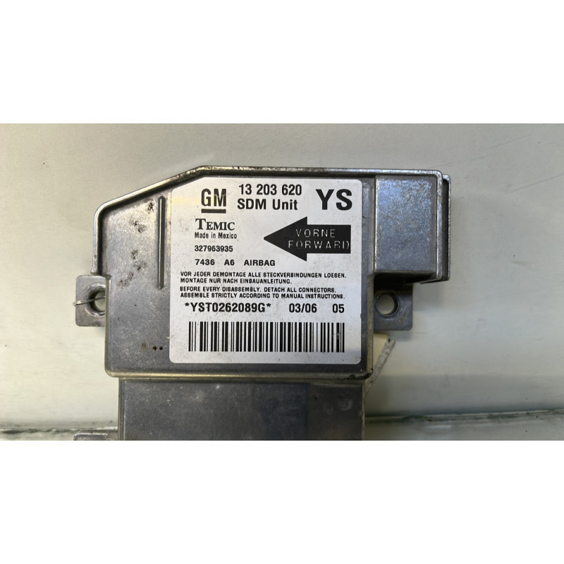Boitier air bag OPEL MERIVA A Photo n°5