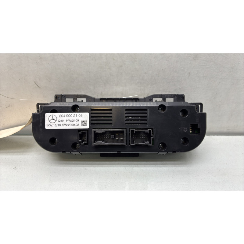 Commande chauffage MERCEDES CLASSE C 204 Photo n°2