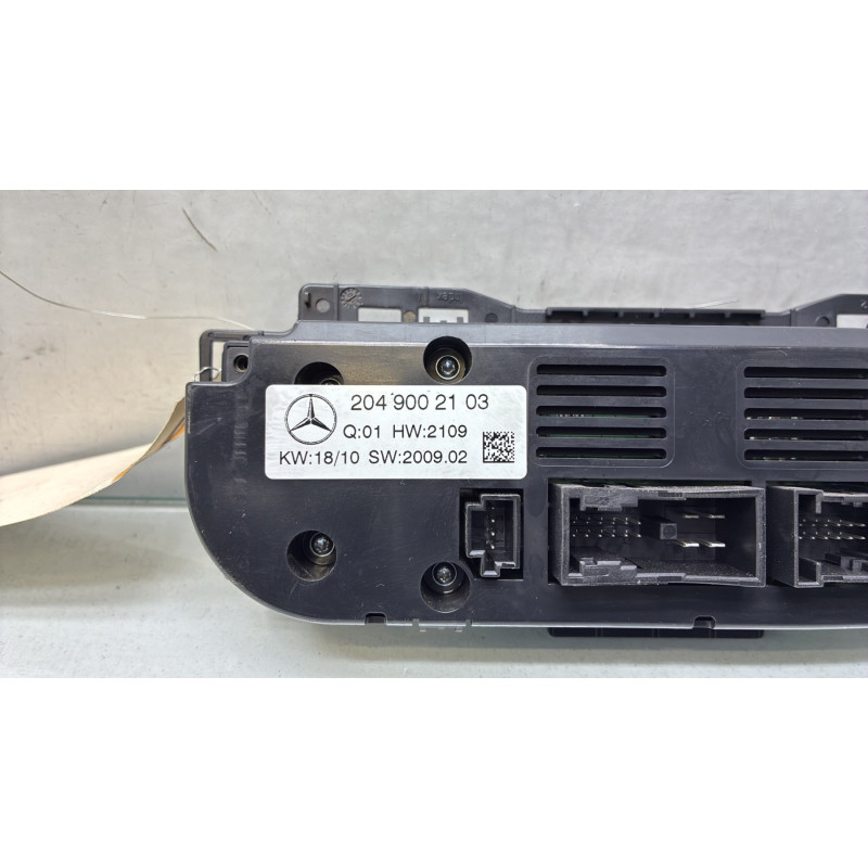 Commande chauffage MERCEDES CLASSE C 204 Photo n°4