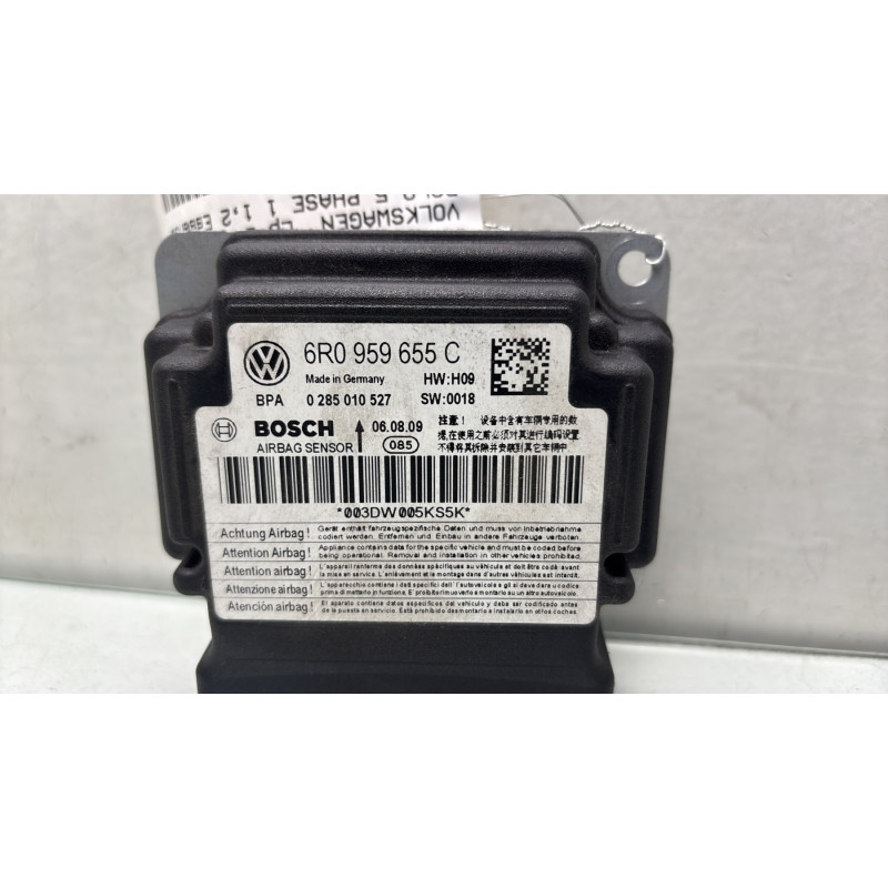 Boitier air bag VOLKSWAGEN POLO 5 Photo n°2