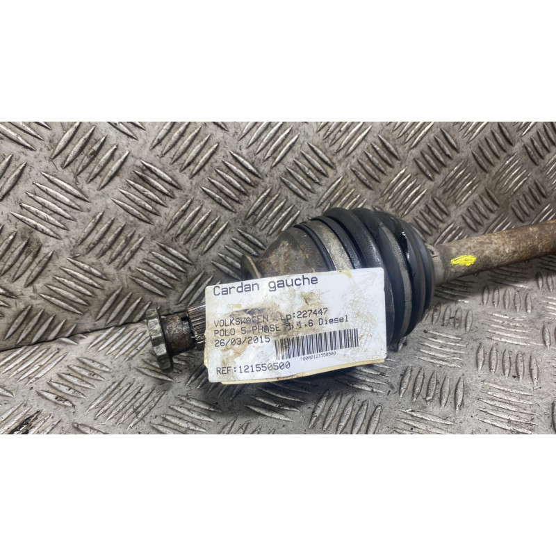 Cardan gauche (transmission) VOLKSWAGEN POLO 5 Photo n°2