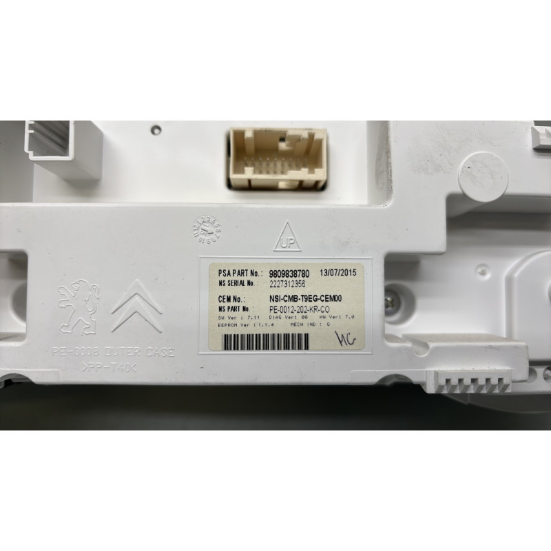 Compteur PEUGEOT 308 2 Photo n°5