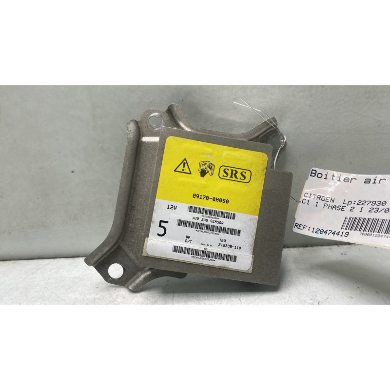Boitier air bag CITROEN C1 1 Photo n°1
