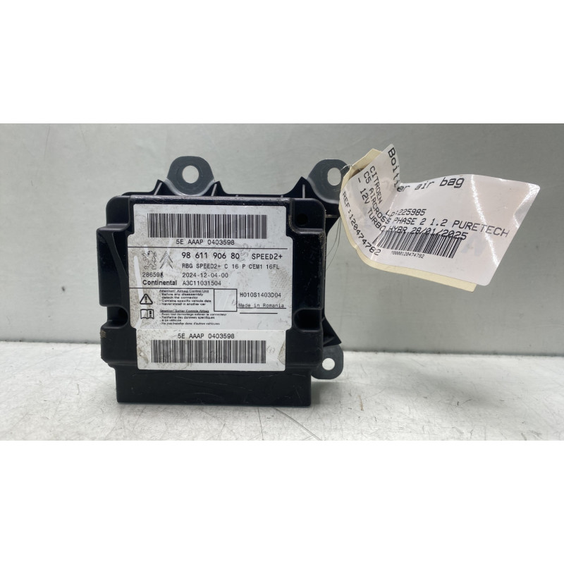Boitier air bag CITROEN C5 AIRCROSS Photo n°1