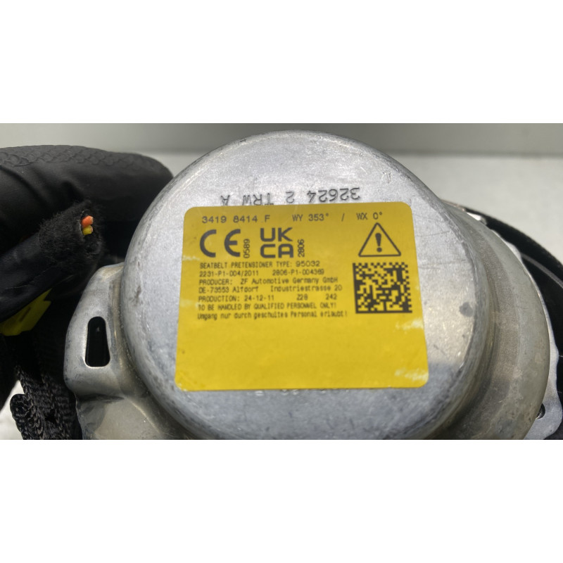 Pretensionneur de ceinture avant droit CITROEN C5 AIRCROSS Photo n°5