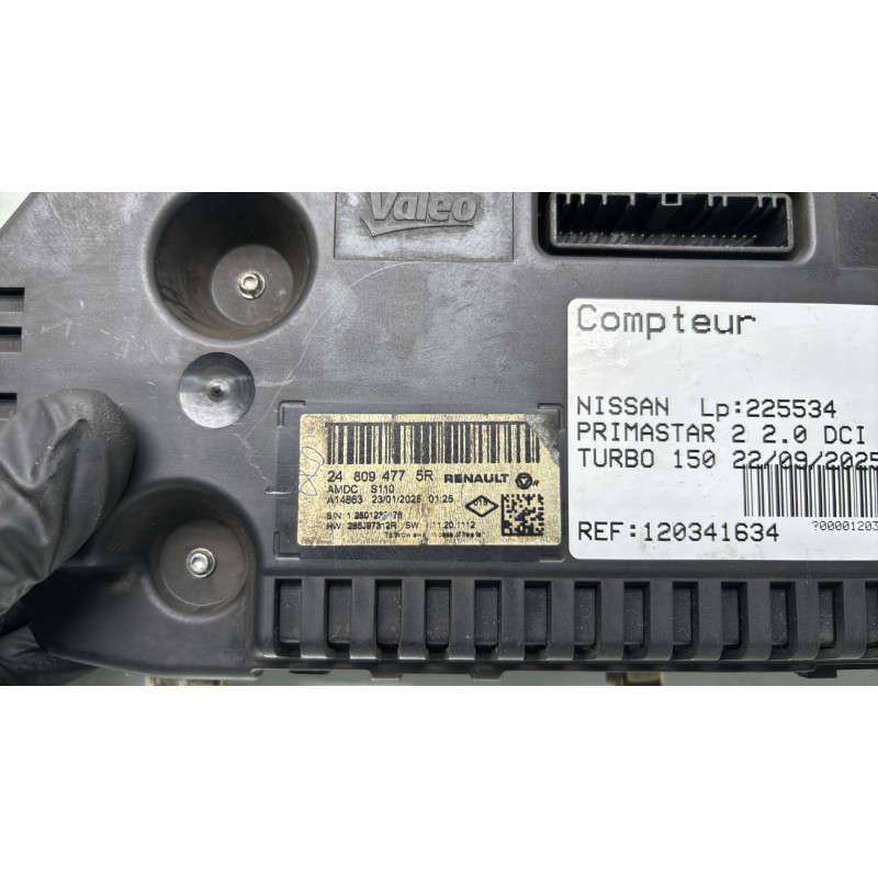 Compteur NISSAN PRIMASTAR 2 Photo n°4