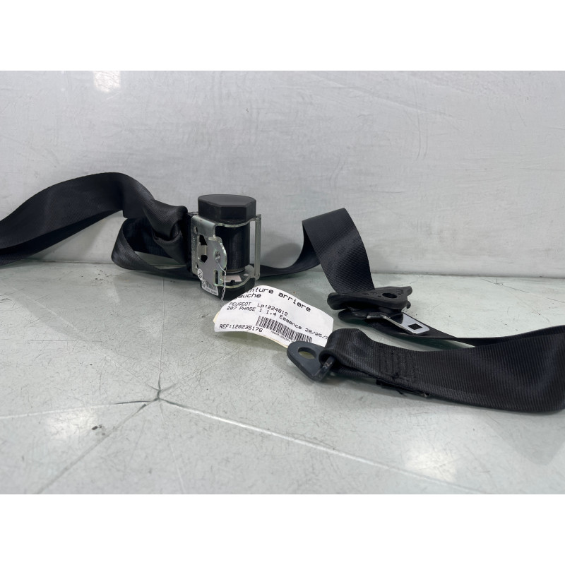 Ceinture arriere gauche PEUGEOT 207 Photo n°1
