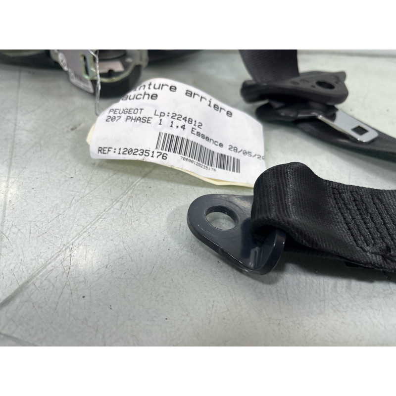 Ceinture arriere gauche PEUGEOT 207 Photo n°4
