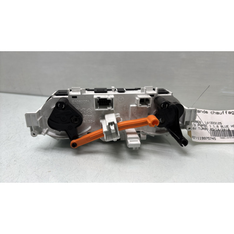 Commande chauffage CITROEN C3 3 Photo n°2