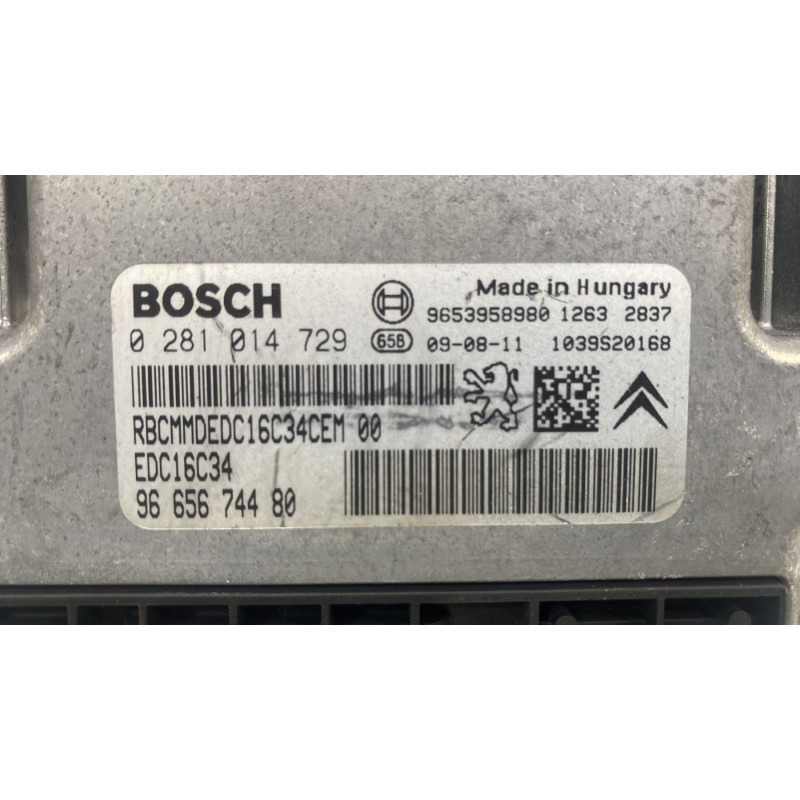Calculateur moteur CITROEN C4 PICASSO 1 Photo n°2