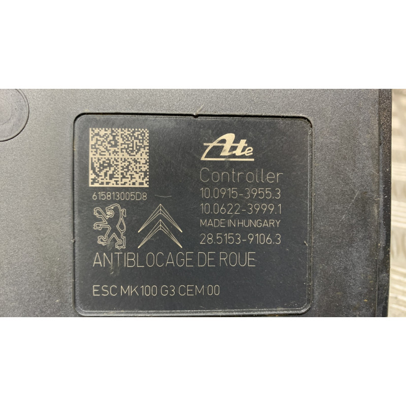 Bloc ABS (freins anti-blocage) PEUGEOT 2008 1 Photo n°2