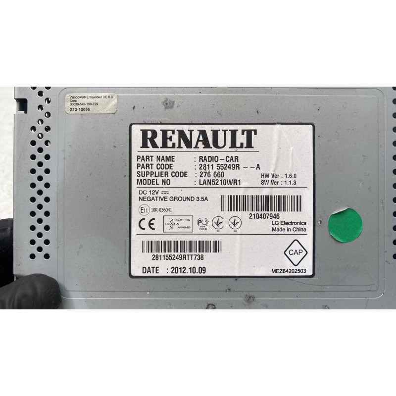 Autoradio d'origine RENAULT CLIO 4 Photo n°7