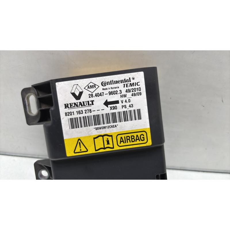 Boitier air bag DACIA SANDERO 1 Photo n°2