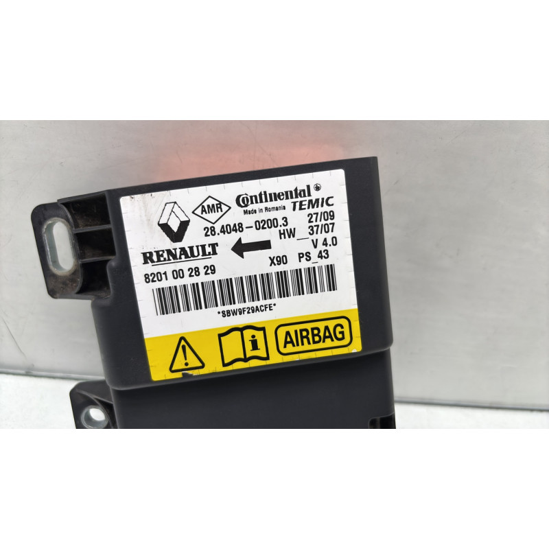 Boitier air bag DACIA SANDERO 1 Photo n°2
