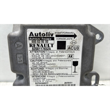Boitier air bag RENAULT SCENIC 1