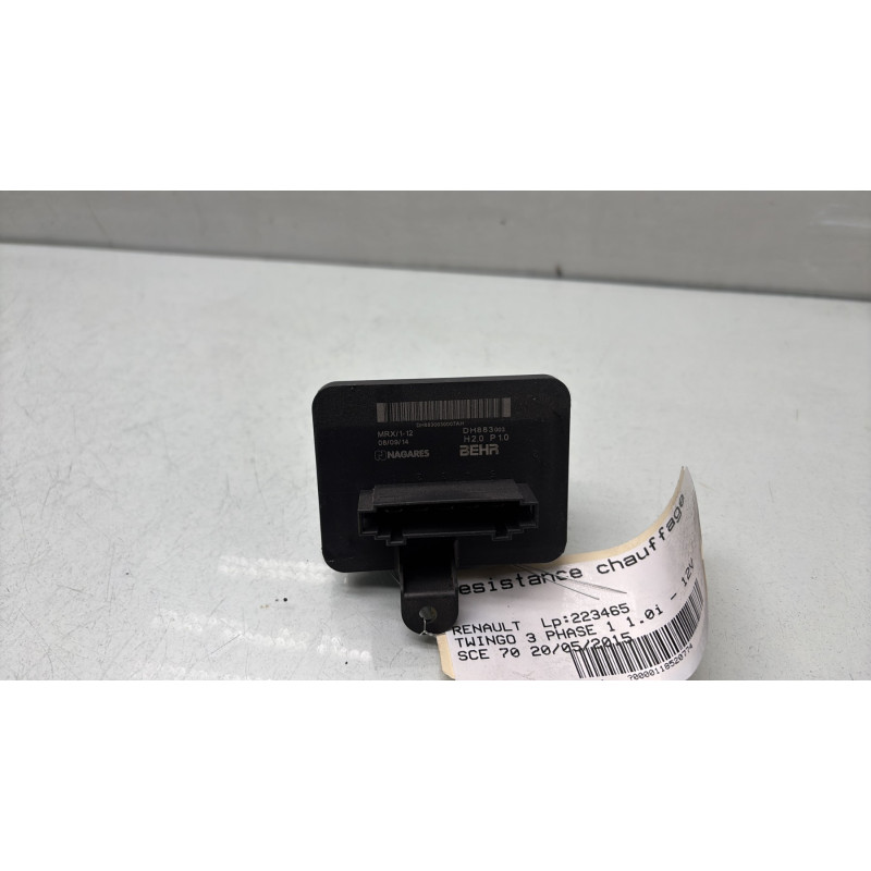 Resistance chauffage RENAULT TWINGO 3 Photo n°3