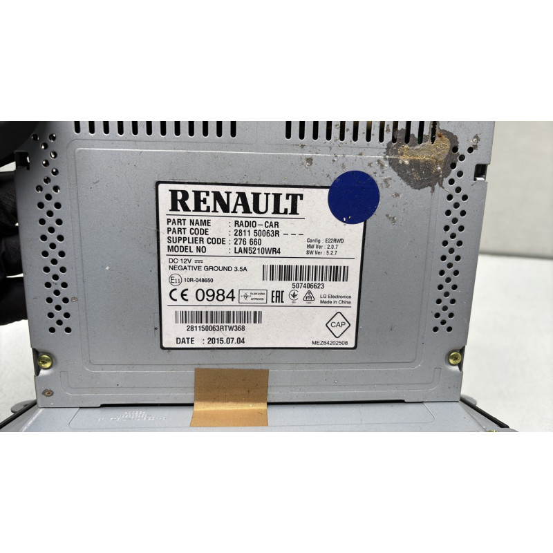 Autoradio d'origine RENAULT CLIO 4 Photo n°6