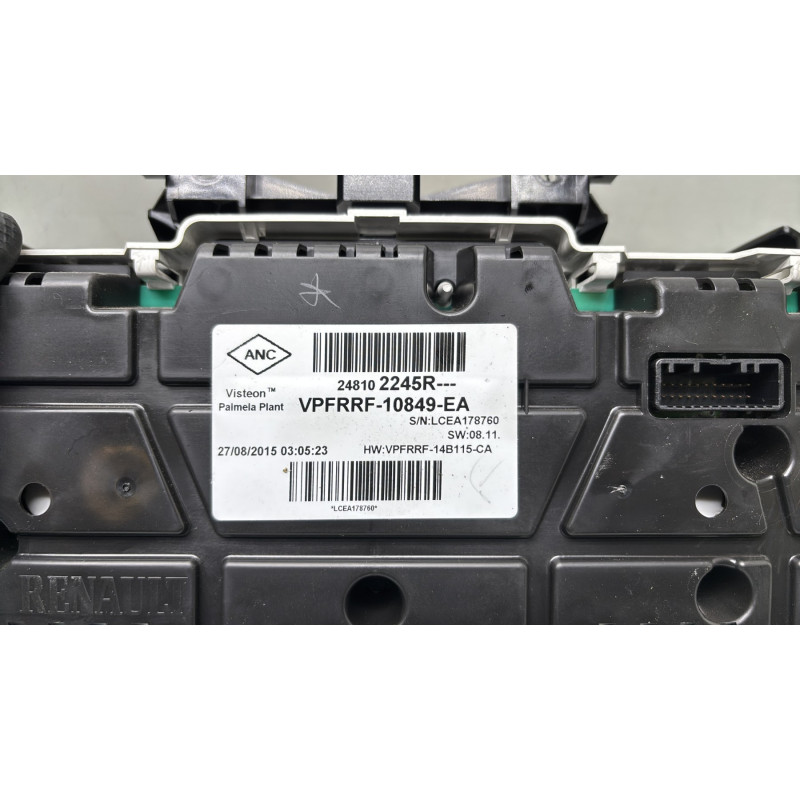 Compteur RENAULT CLIO 4 Photo n°3