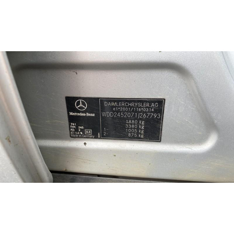 Vitre avant gauche MERCEDES CLASSE B 245 Photo n°15
