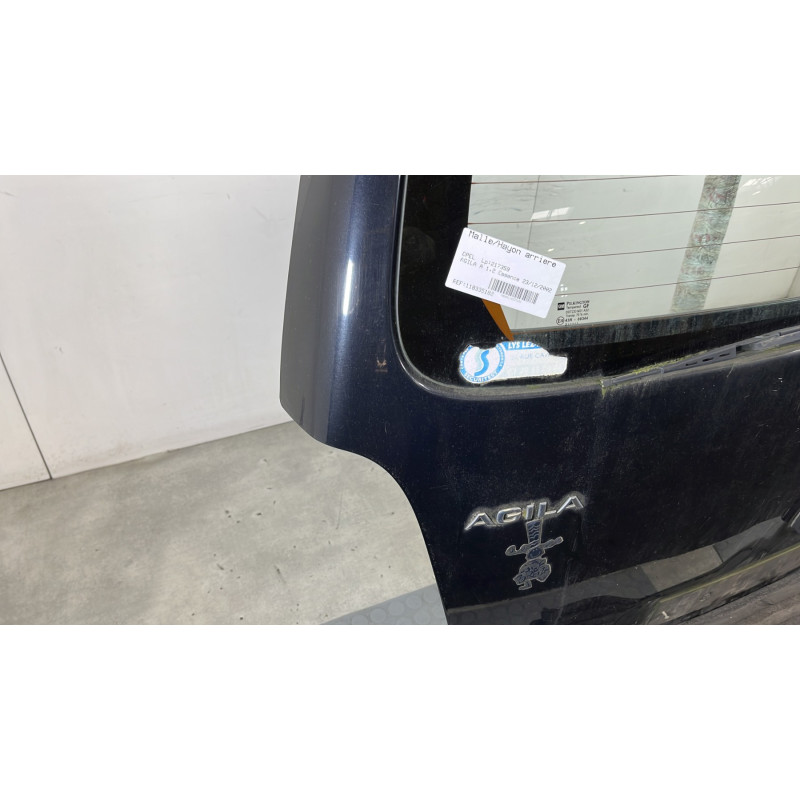Malle/Hayon arriere OPEL AGILA A Photo n°5